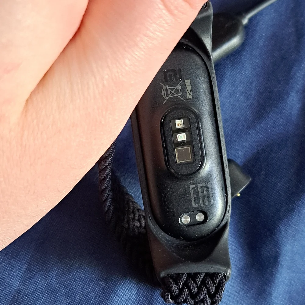 Used Mi Smart Band 6 with Black Strap